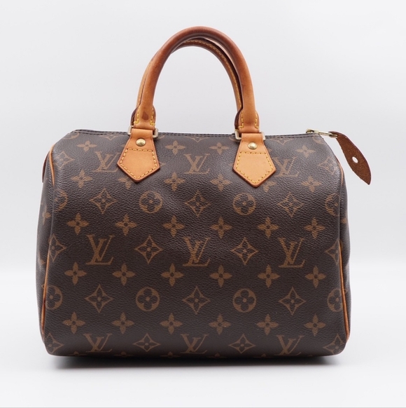 CC02 💖 Louis Vuitton Monogram Canvas Speedy 25 - Picture 3 of 15